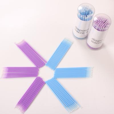 China Plastic High Quality Micro Dental Brush Applicator Disposable Dental Brush Applicator Stick for sale