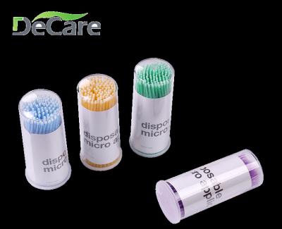 China Dental Regional High Quality Colored Plastic Disposable Dental Micro Applicator for sale