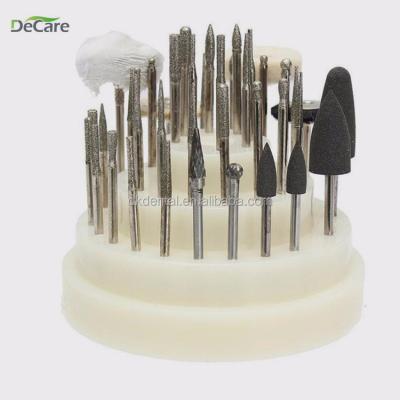 China Dental Plastic 48 Holes Holder Burs Block Case Box /Plastic Disinfection Box for sale