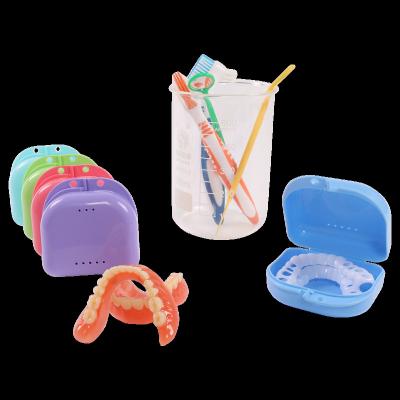 China Dental Regional Hot-selling Invisible Medical Plastic Artificial Teeth Straightening Braces Denture Box for sale