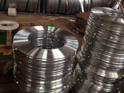 China 0.15mm - 3.0mm 201 304 Stainless Steel Strip Coil Slanted Edge For Pipes for sale