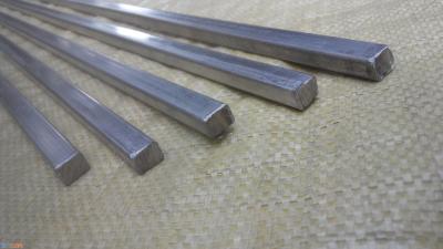 China Large Diameter Square Metal Rod , Solid Stainless Steel Bar High Oxidation Resistance for sale