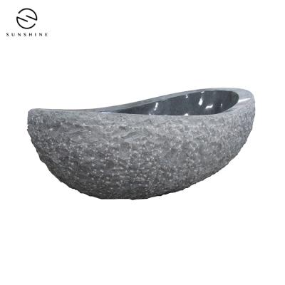 China Free 654 Gray Granite Stone Bathroom Tubs Dark Natural In China for sale