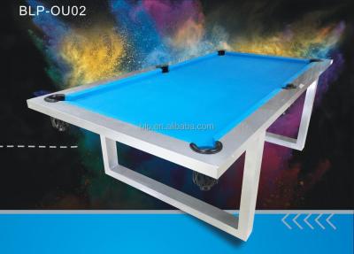 China PVC pocket pool table slate table outdoor billiard pool table for sale