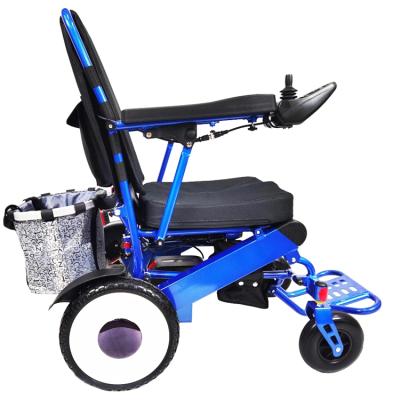 China Convenient Portable Power Electric Wheelchair For Disabled Chinese Manufacturer Brushless Motor Folding Rehabilitation Therapy Supplies for sale