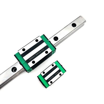 China Mechanical Linear Rail Slide Factory Square Precision Guide HGH/HGW 15.20.25.30 .35.45 Flange Slider for sale