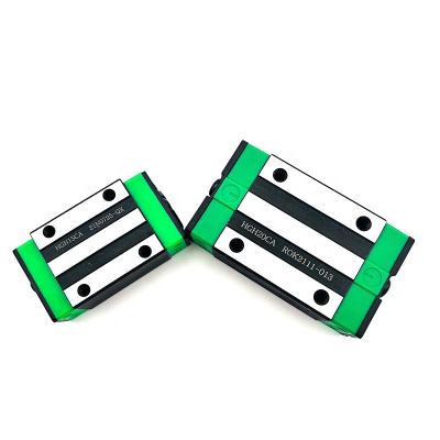 China Mechanical linear guide rail maker square flange slider HGH/HE15. 20. 25. 30. 35. 45 for sale