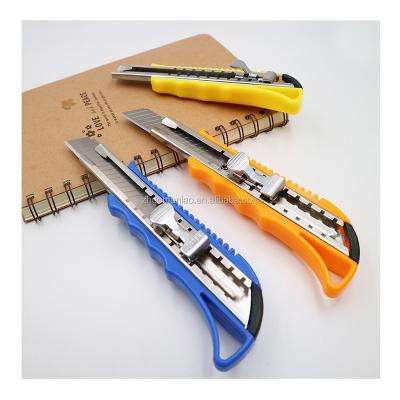 China High End Stationery Knife Quick-Change 100*18*0.5mm Sharp Cutter Knife Work Utility Knife for sale