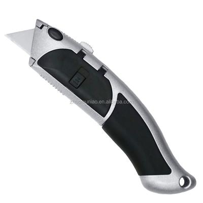 China Slide Open Box Cutting Mat Knife Safety And Sharp Utility Knife for sale