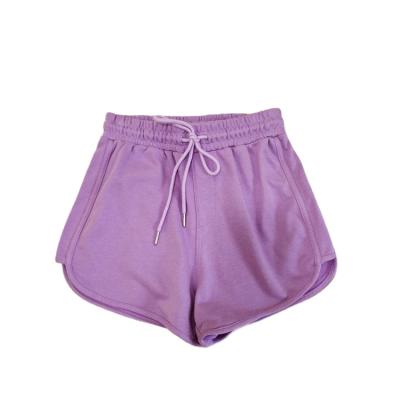 China Simple fashion drawstring skinny women QUICK DRY plus size shorts women pants summer washable solid shorts for sale