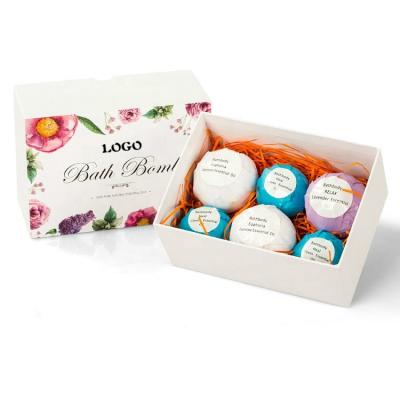 Chine Private Label Hotel Spa Factory Custom Colored Package Skin Care Natural Bubbly Organic Bathbomb Set à vendre