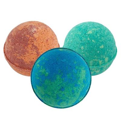 China OEM Rich Bubble Moisturizing 100% Natural Colorful Good Quality Home Spa Custom Made Supplies Press Bath Bombs à venda