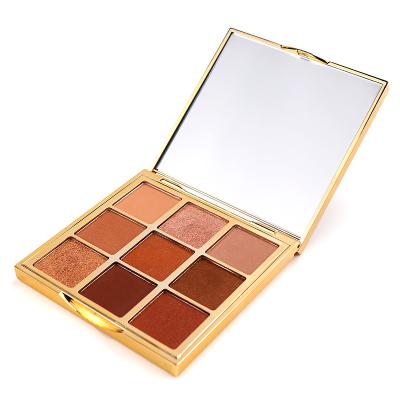 China Madame Cosmetic Wholesale Private Label Long Lasting Waterproof Matte 9 Colors Eyeshadow Palettes for sale