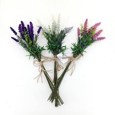 China Europe Style Spring Flowers SYART Artificial Lavender Flower Branch Home Indoor Garden Home Decor Romantic Silk Decoration for sale