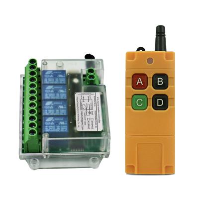 China 220v 4ch rf channel 433mhz wireless remote control switch motor control switch SHAC-4S for sale