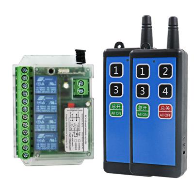 China 220v 4ch SHAC-4S channel 433mhz wireless remote control switch remote control power switch for sale