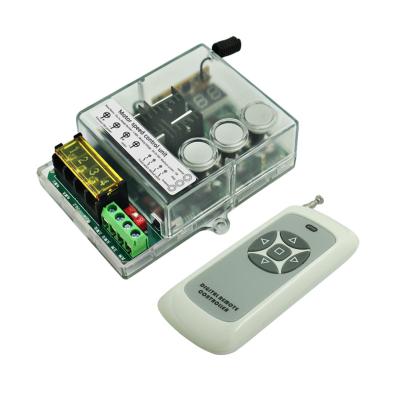 China DC12V 24V 36V RF Motor Stop Switch Panel MINI Wireless Remote Motor Forward Reverse Control Switch S-M05 for sale