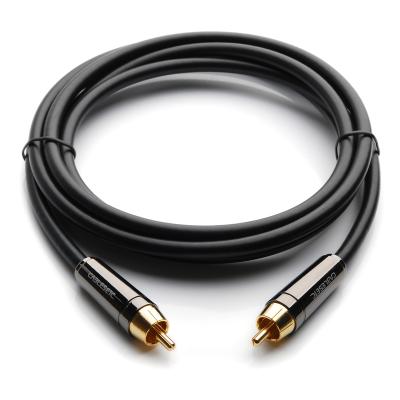 China Professional Audio DVD Player Cable RCA Male To RCA Coaxial Jack Audio Cable For Mixer VCD DVD MALE-MALE to aux cable. for sale