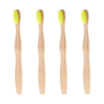 China Disposable Factory wholesale hotel 100% biodegradable bamboo toothbrush for sale