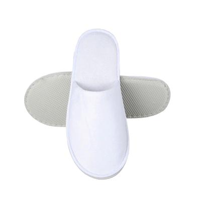 China Terry Towel Cheapest Hotel coral fleece portable spa disposable terry slippers for unisex for sale