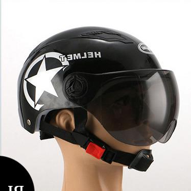 China Hot sale PP/abs Amazon motorcycle helmet openface helmet motorcycle black item for sale