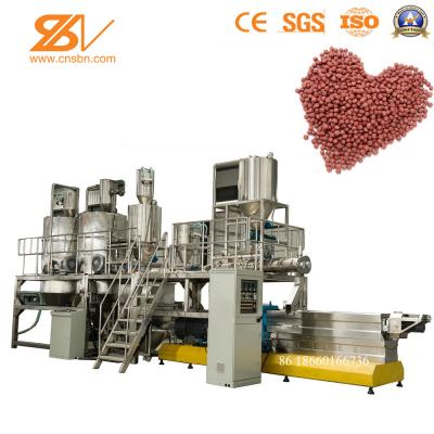 China Fish Food Production Line Animal Feeding Equipment Siemens Motor Band for sale