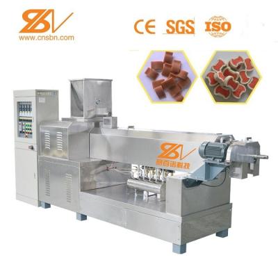 China Dog Treat Making Machine / Dog Food Manufacturing Equipment Pet Extruder Machine for sale