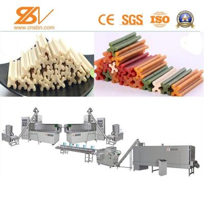 China Dog Treats Machine Production Line Kibble Pet Chews SGS Certification for sale