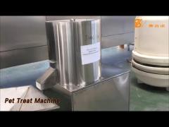 Single Screw Pet Treat Machine Extruder ABB Inveter For Dog Chewing Gum