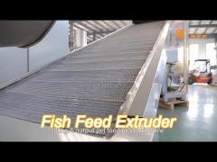 100kg-6t/h fish feed extruder pellet machine production line low electricity