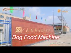 100kg/h-6t/h dry kibble dog food manufacturing machine extruder production line