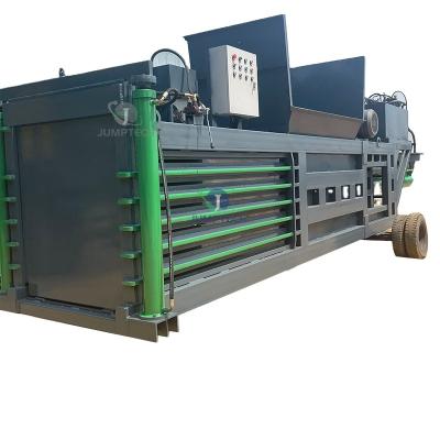 China Automatic Horizontal Food Baling Baler Machine Baler Machine For Hay Pet Bottle Baling Machine for sale