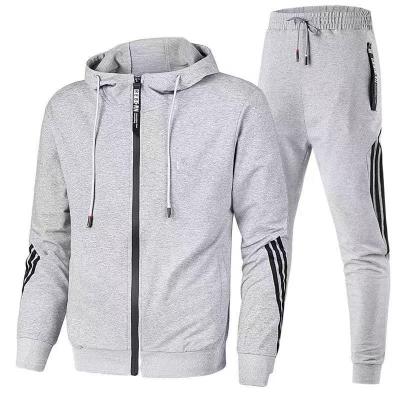 China Wholesale Men's Jogging Suit Sportswear Zipper Custom Logo Hoodie Casual Breathable Cotton Blank for sale