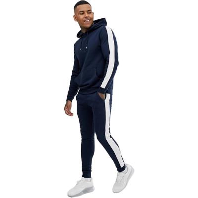 China Custom sustainable supplier private label Dongguan slim fit colorblock tracksuits for men for sale