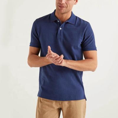 China High Quality Men's T-Shirt Men's Anti-Shrink OEM Anti-Shrink Wholesale 100% Cotton Custom Embroidered Polo Shirt for sale