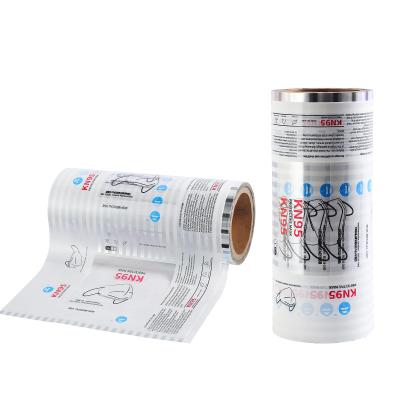 China Custom High Quality Medical Packaging Roll Film Plastic Printed Packaging Moisture Proof Color Printed Plastic Rollstock Pouch Film Roll for sale