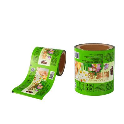 China Black Laminated Various Heat Seal Moisture Proof Popsicle Wrapping Plastic Film Roll For Snack Food Packaging Roll Flexible Stock for sale