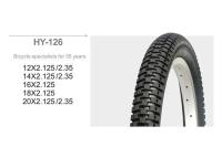 Chine Black rubber 12x2.35 14x2.35 20x2.35 size for freestyle bmx bicycle à vendre