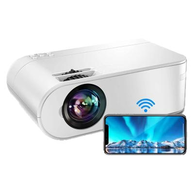 China BT Android Mirror Business Pico Portable Mini Multimedia Wireless Proyector Speaker White LED Full HD Focus Projector for sale