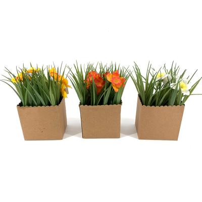 China 50% Bulk Wholesale 20Cm Hot Selling Plastic Gladiolus 7.8Inches Artificial Flower Plant Pot Home Decor Arrangement for sale