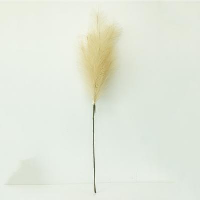 China 40 Inches Tall Large Artificial Fake Pampas Grass Wall Decor Giant Fluffy/Fluffy/Odorless 40 Inches Decorative Large Flowers 100cm For Wedding for sale