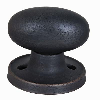 China American Favorite One-Piece Door Knob Door Lever Dummy Egg Shape Knob Set Egg Shape Sand Cast Egg Lock One-Piece Lock for sale