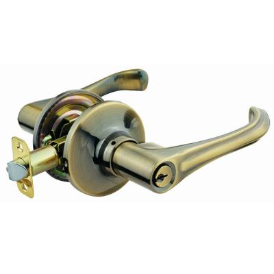 China Leverset Wooden Door New Design Tubular Door Lever Lock Passage Lever Heavy Duty Cylindrical Lock For Bedroom Bathroom for sale