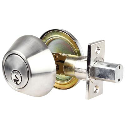 China Entrance & 200000 Life Cycle Drive-in Latch Single Cylinder Office Deadbolt OEM Door Lock Manufacturer Over for sale