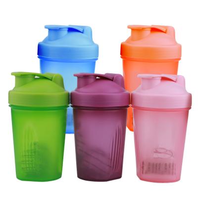 China OKADI Logo BPA Free Viable Wholesale Custom Plastic Fitness Shakers 400ml Gym Protein Shaker Bottle for sale