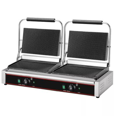 China NO STICK CE Approved Double Electric Panini Touch Grill For Making Sandwich for sale