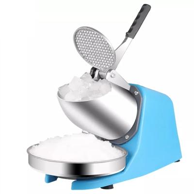 China A109F 65Kg/h 300W plastic double blade hand body+aluminum head+aluminum commercial electric ice crusher machine for restaurant/bars/hotels for sale