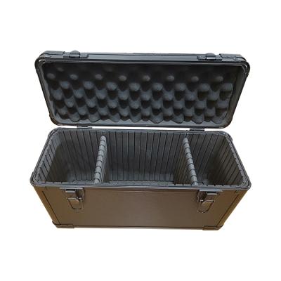 China Portable OEM Custom Aluminum Hard Case Aluminum Tool Case Carry On With Internal Divider for sale