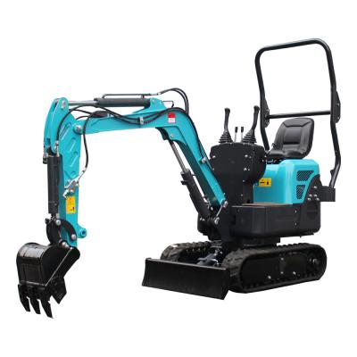 China Free shipping high quality mini diggers construction material stores micro bagger excavator low prices 1 ton hydraulic excavator with thumb bucket forsale for sale