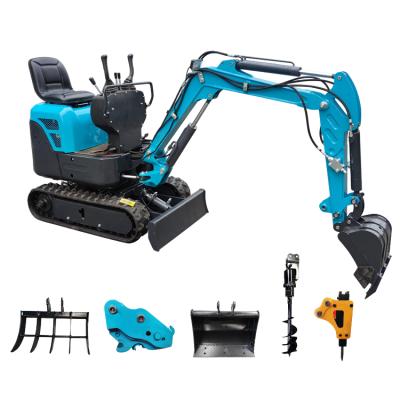 China New Multifuction 0.8 Ton 1 Ton Mini Excavator Digging Hydraulic Small Digger Machine Prices 2 Ton Micro Excavator For Sale for sale